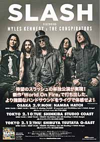 SLASH featuring MYLES KENNEDY & THE CONSPIRATORS＠Tsutaya O-East_c0009413_23163538.jpg