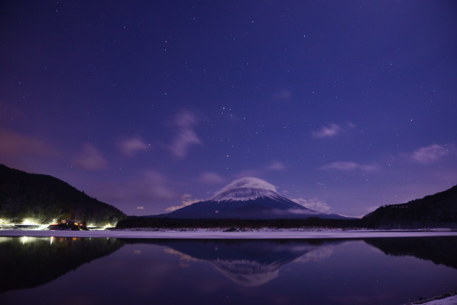 雪の精進湖・そして富士山_a0307264_23131572.jpg