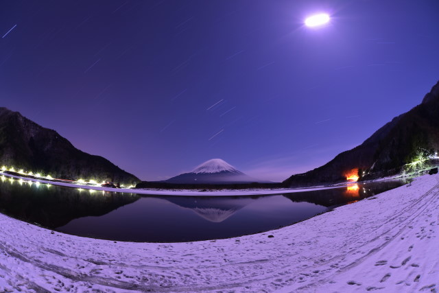 雪の精進湖・そして富士山_a0307264_23182493.jpg