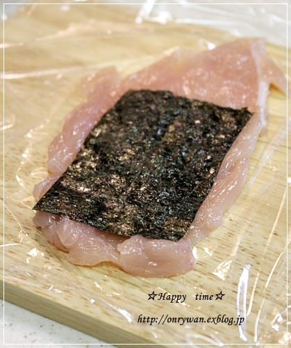 ささみで海苔巻き弁当♪_f0348032_19000817.jpg