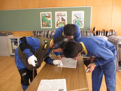 中学校での福祉学習_f0296368_1642179.jpg