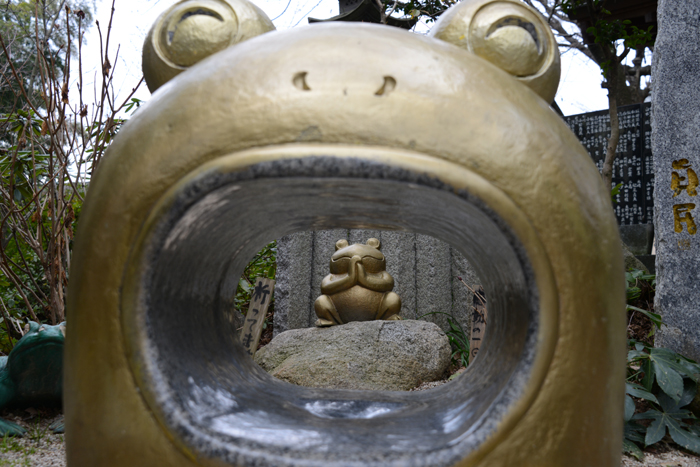 福岡の珍スポット!3000体のカエルオブジェが並ぶ!かえる寺(如意輪寺)_e0171573_2343650.jpg
