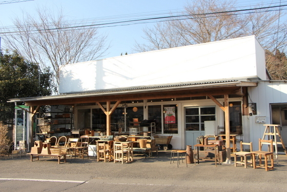益子の仁平古家具店へ 平日 会社を休んだら