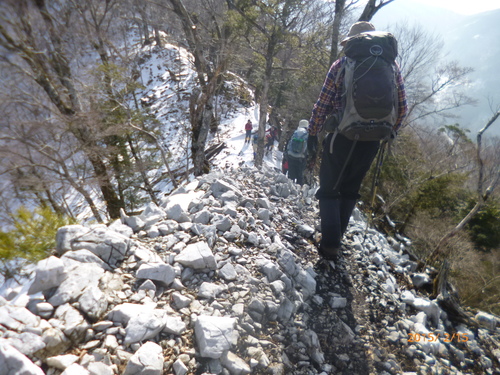 2015年2月15日　個人山行　岩宇土山_e0245655_2253568.jpg