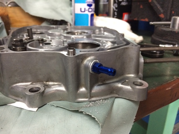 14 7月 Nsf100にオイルクーラーをつける ガレージ日記 14 7月 Nsf100にオイルクーラーをつける ガレージ日記