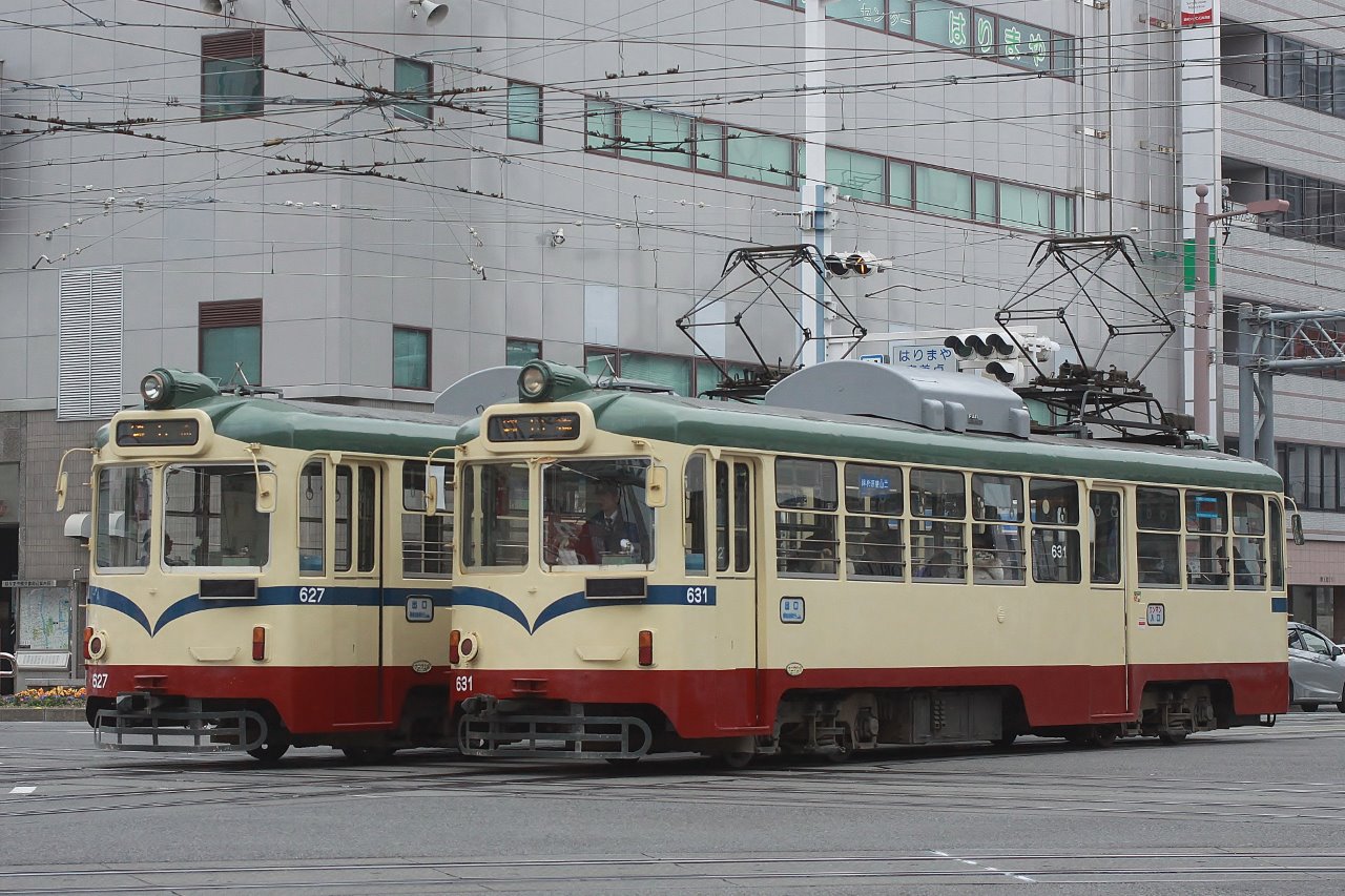 とさでん交通(電車)8～600形622,624,627,631～_b0344993_2350148.jpg