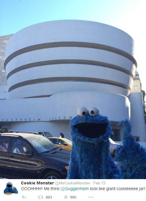クッキー・モンスターが、突然、NYの美術館を訪問?!_b0007805_13204240.jpg