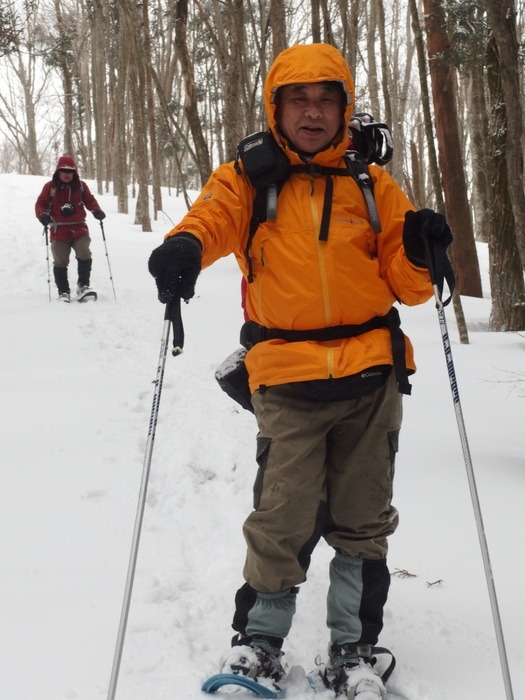 スノシューで、小室井山 その１_c0116915_0265950.jpg