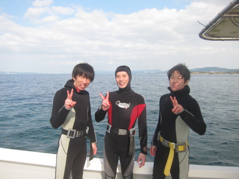 ２月２０日本日晴天万座潜水_c0070933_22024879.jpg
