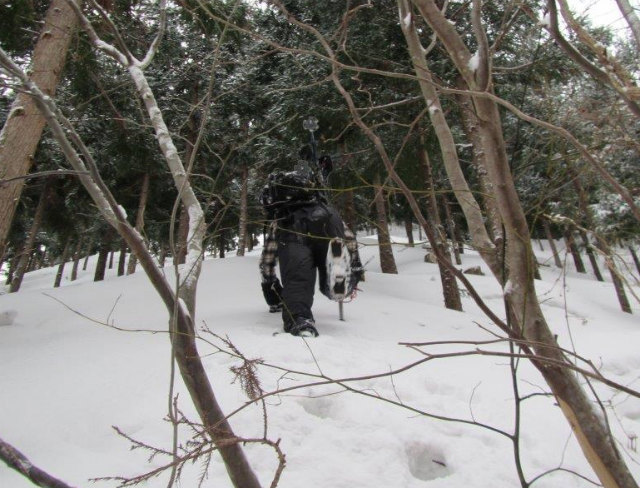 2015.2.19　烏帽子山1670ｍ（北尾根～北東尾根周回）_c0219866_10394044.jpg