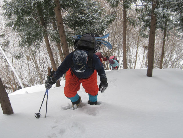 2015.2.19　烏帽子山1670ｍ（北尾根～北東尾根周回）_c0219866_10395265.jpg