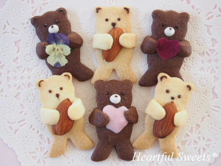 抱っこくまさんクッキー♪ : Heartful Sweets