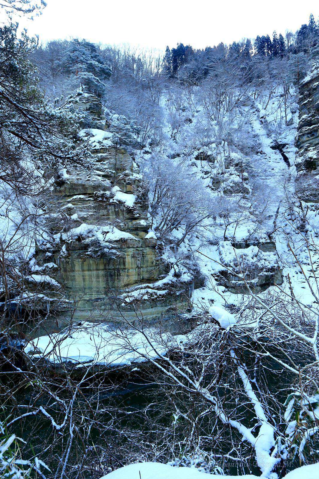 塔のへつり 冬景色 福島県南会津郡下郷町 Tochigi Four Seasons 塔のへつり 冬景色 福島県南会津郡下郷町 Tochigi Four Seasons