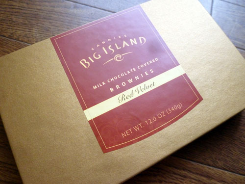 Milk Chocolate Covered Red Velvet Brownies@Big Island Candies_c0152767_21425658.jpg