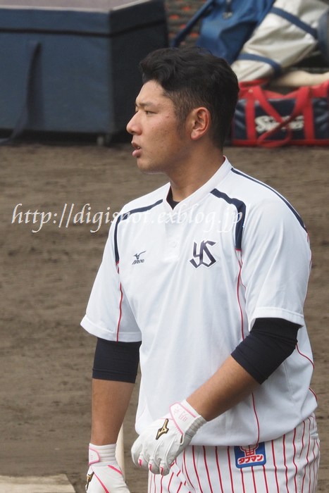 西田明央捕手フォト@2015ヤクルトキャンプ_e0222575_119266.jpg