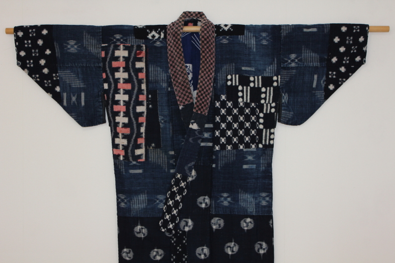 古布　木綿　襤褸　つぎはぎ絣　Japanese Antique Textile Boro_c0325097_12434163.jpg