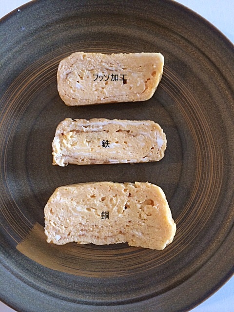 銅の玉子焼き器の比較実験 : Kitchen Paradise Aya's Diary 銅の玉子焼き器の比較実験 : Kitchen Paradise Aya's Diary
