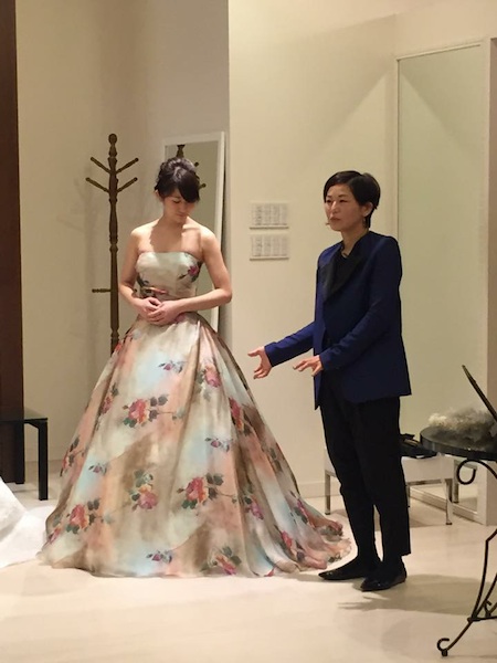 ウエディングドレスとお花のコーディネート研修_c0072971_161347.jpg