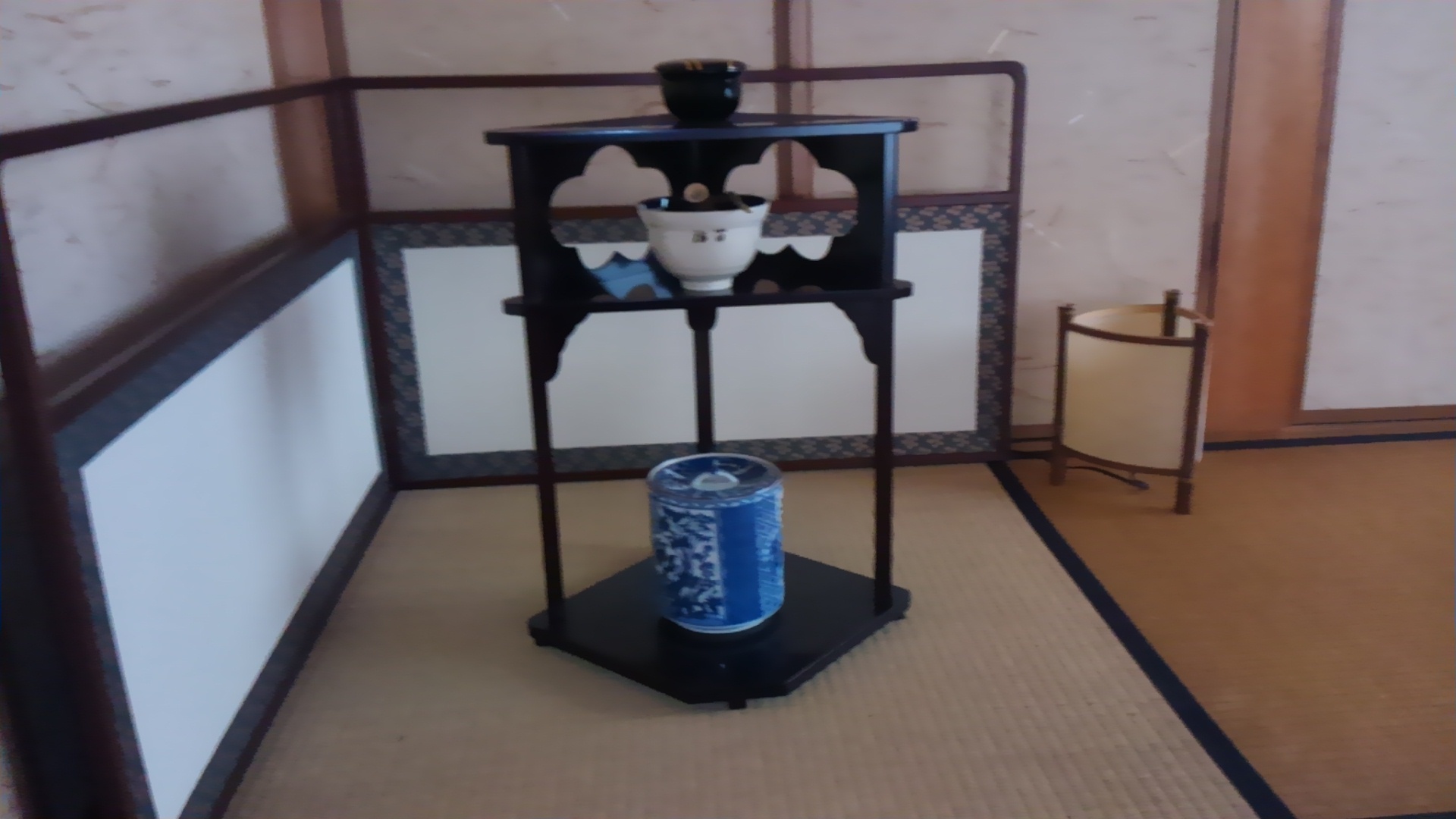 2月お稽古2 好文棚 後炭 : 茶の湯 好楽軒