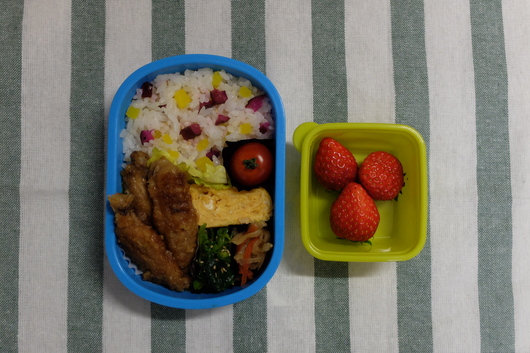 漬け物寿司弁当☆幼稚園_c0269855_2355815.jpg