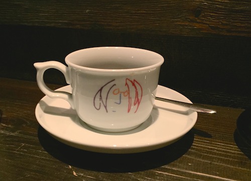 五代 佐藤走波 七十五才 染錦牡丹文カップ＆ソーサー コレクター