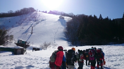 雪山講習会～貝月リゾートにて♪_b0148050_12473440.jpg