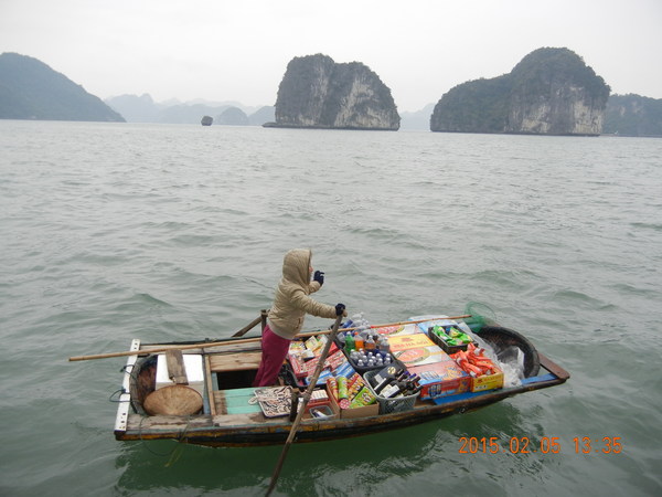 ’15,2,26(木)ベトナム旅行7日目ハロン湾クルーズ鍾乳洞巡り!_f0060461_7422094.jpg