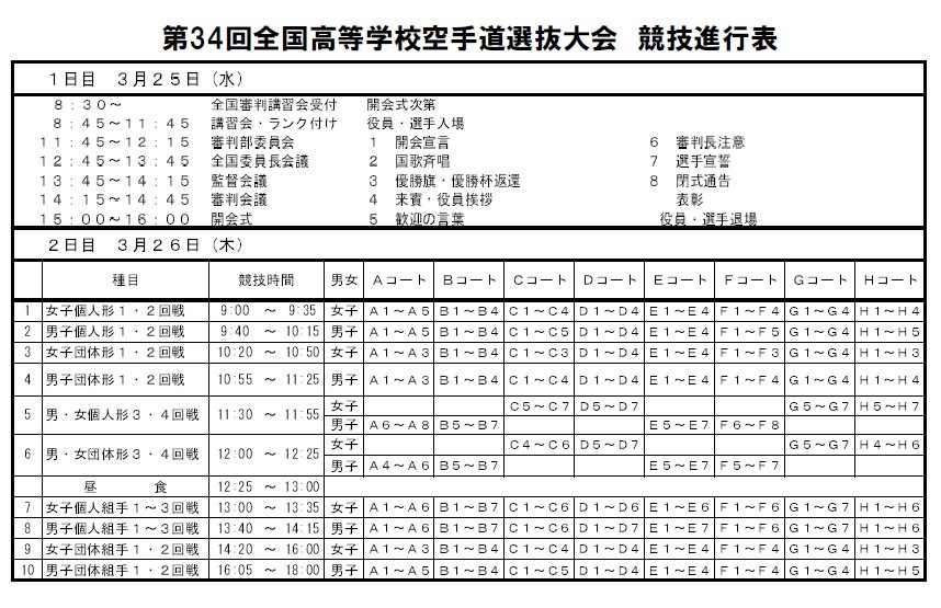 競技進行表を掲載　34th全国高校選抜大会_e0238098_16070631.jpg