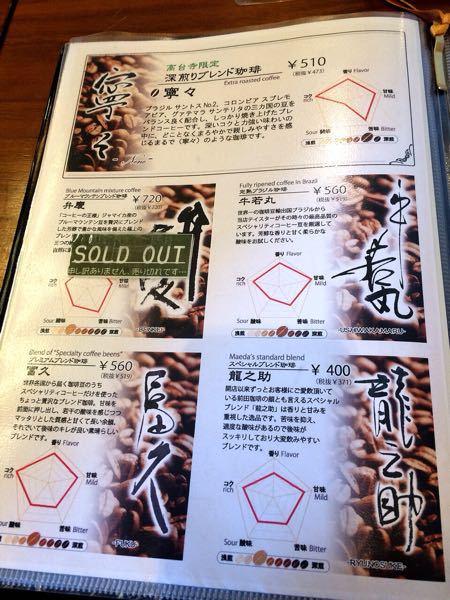 高台寺 前田珈琲_e0292546_22291936.jpg