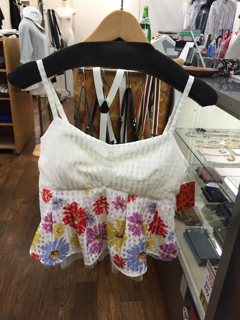 楽天市場】【SALE／40%OFF】ギンガムマーガレットキャミトップス