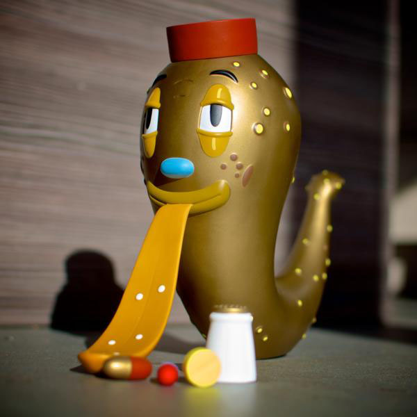 Slugilicious (Gold) by Gary Baseman_e0118156_830895.jpg