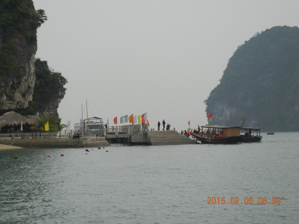 ’15,2,28(土)ベトナム旅行8日目ハロン湾オウコー号の下船!_f0060461_9453762.jpg