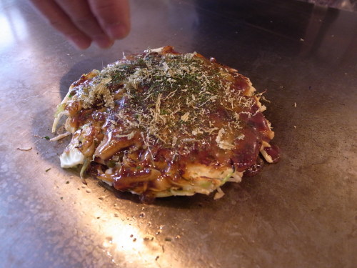 (水)ふわふわ♪酒粕入りお好み焼_c0353492_14374694.jpg