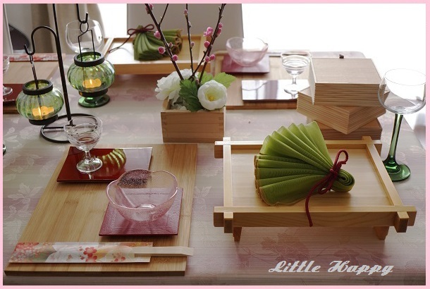 ひな祭りテーブルコーディネート Little Happy ひな祭りテーブルコーディネート Little Happy