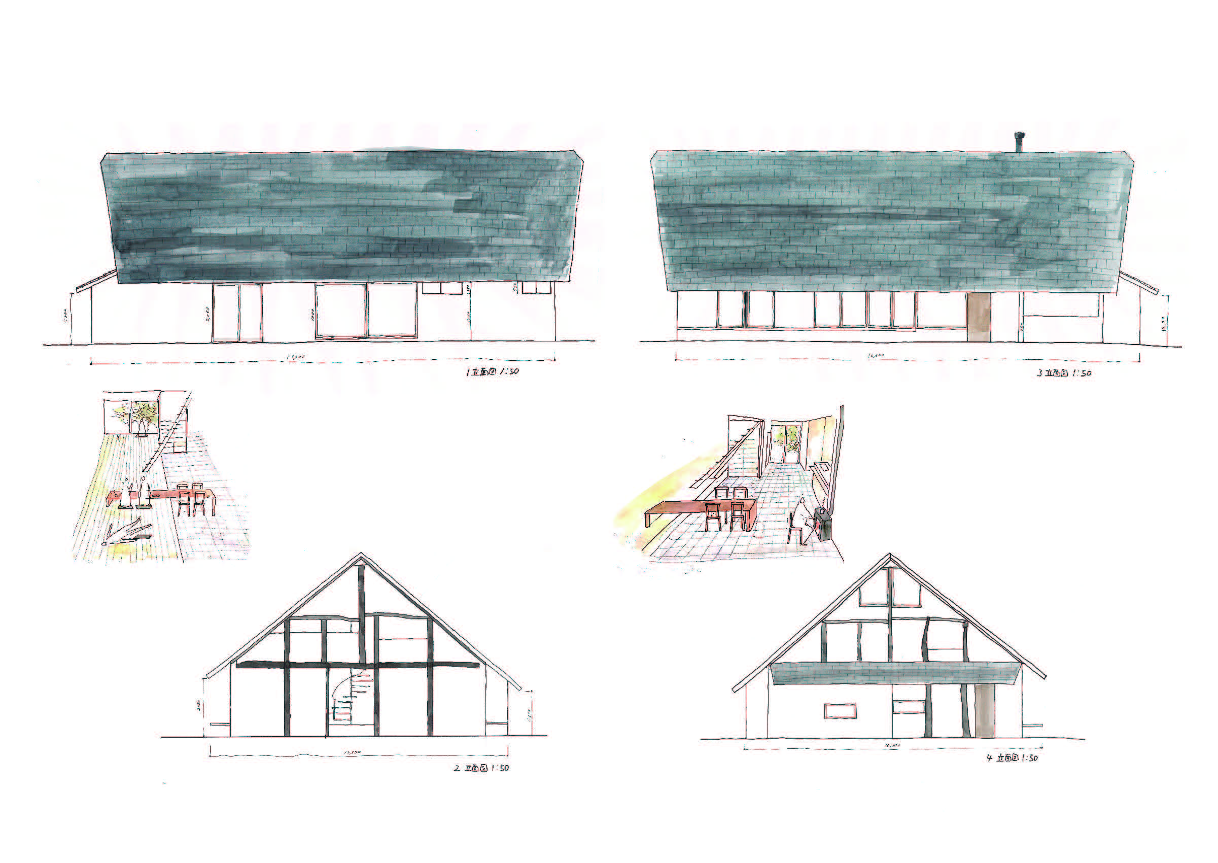 デザイン２建築第五課題「住宅」講評_b0049355_1636116.jpg