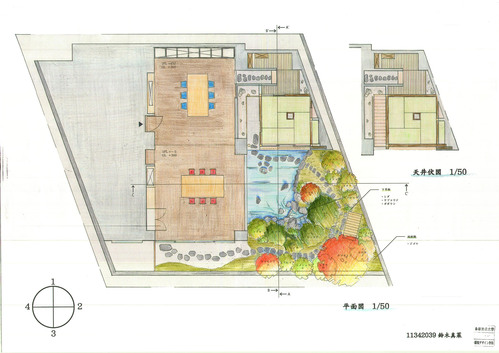 日本有名庭園実測図集 設計図 建築デザイン 日本有名庭園実測図集 設計図 建築デザイン 日本庭園 図面集