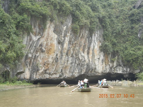 ’15,3,3(火)ベトナム旅行9日目タムコックの舟下り!_f0060461_845157.jpg