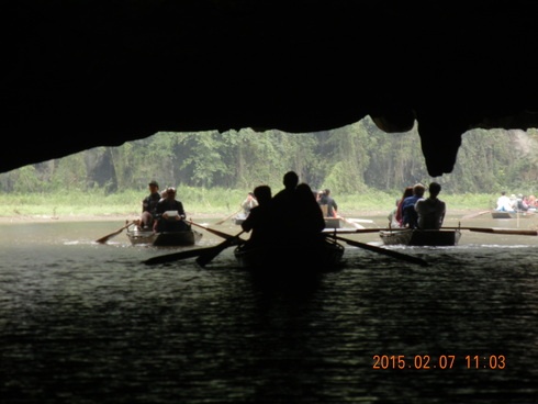 ’15,3,3(火)ベトナム旅行9日目タムコックの舟下り!_f0060461_905366.jpg