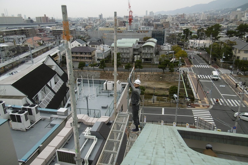 大規模修繕 高いところ_f0205367_16180345.jpg
