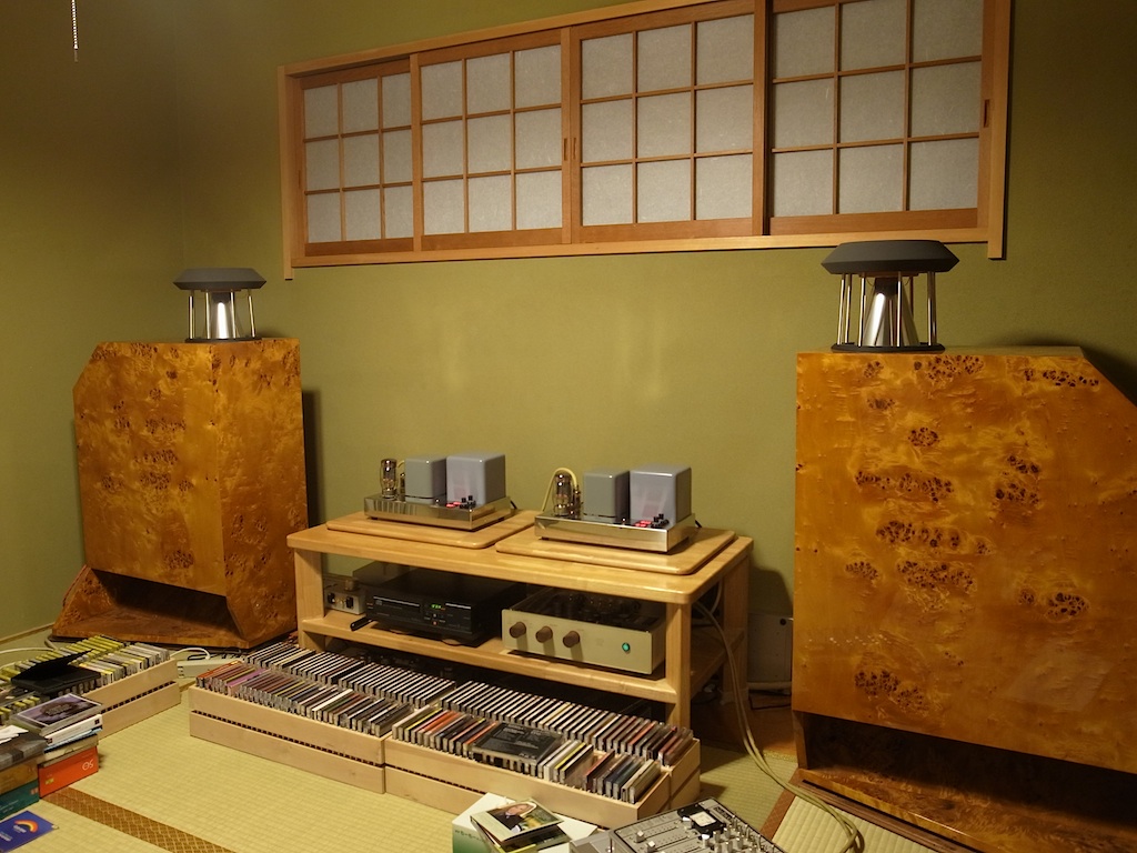 和室の音はオーディオは上がりの音 Grfのある部屋