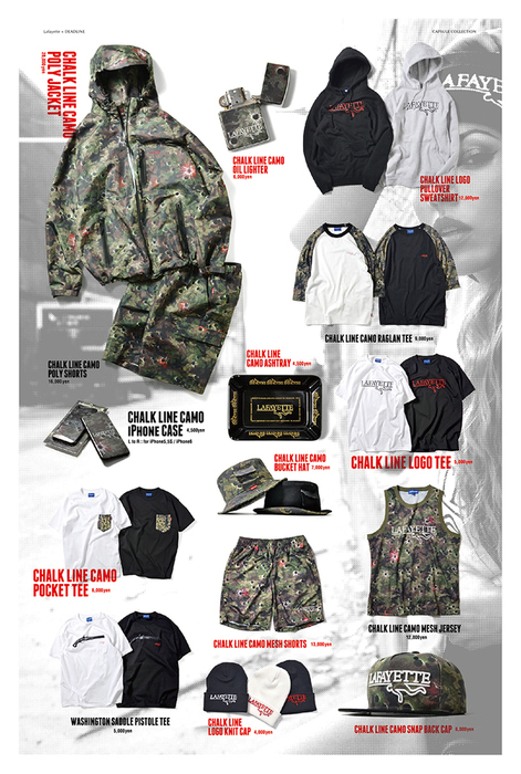 Lafayette×Deadline Capsule Collection Lafayette × DEADLINE CAPSULE COLLECTION : XTR 道場