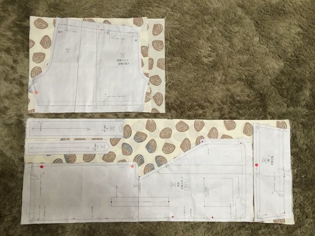 かまわぬのてぬぐいで甚平 月が昇れば