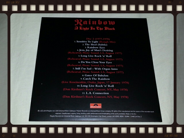 RAINBOW / A LIGHT IN THE BLACK 1975 - 1984 Disc2_b0042308_23303636.jpg