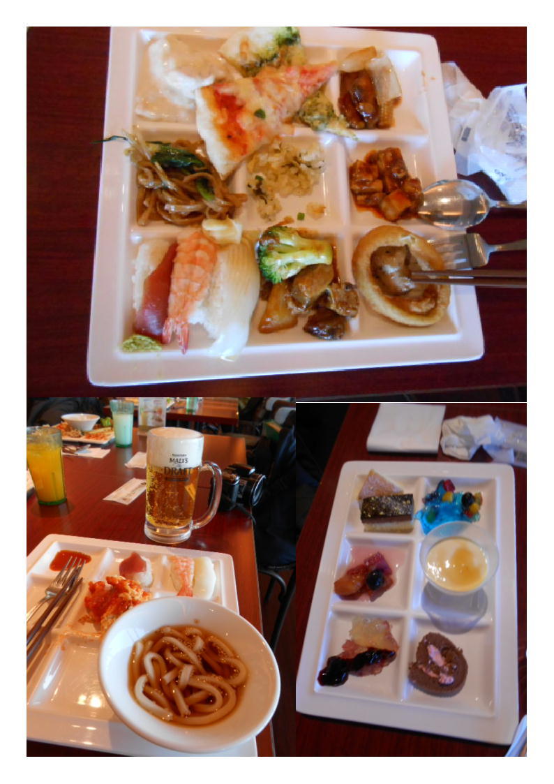 今日はプチ仕事でレインボーブリッヂを渡り、ランチバイキング。OCEAN CLUB ＢＵＦＦＥＴ・1800円_b0142232_08500150.jpg