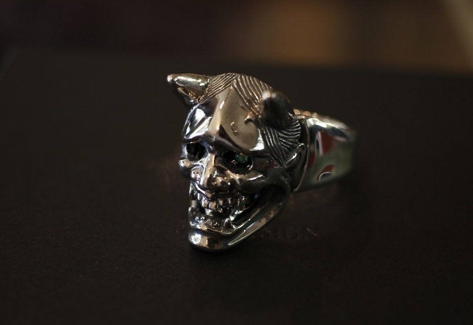 BLACK SIGN×MAGICAL DESIGN MASKED SKULL RING : FEEBLES