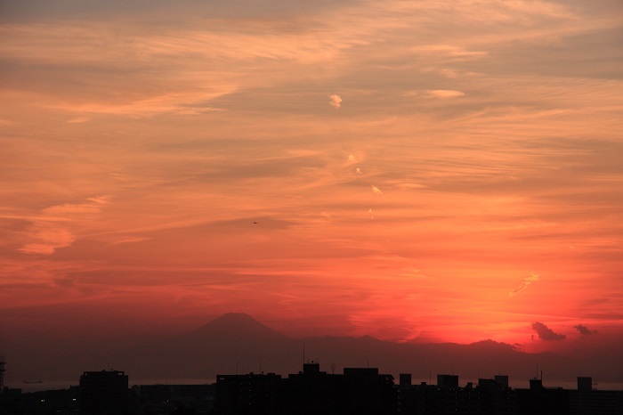 残照　　うす雲（巻層雲）_b0268615_7504374.jpg