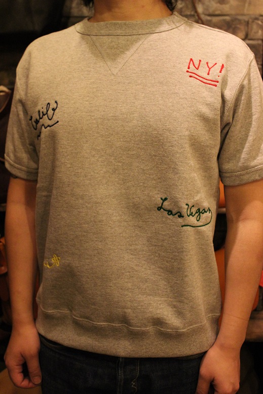RIDING HIGH \"10.5oz EMBROIDERY S/S SWEAT\" ご紹介_f0191324_9551092.jpg