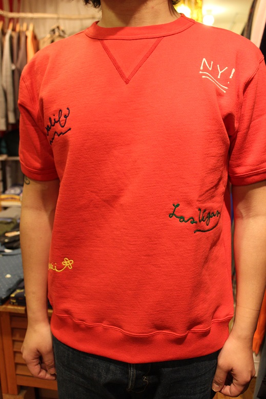 RIDING HIGH \"10.5oz EMBROIDERY S/S SWEAT\" ご紹介_f0191324_956512.jpg