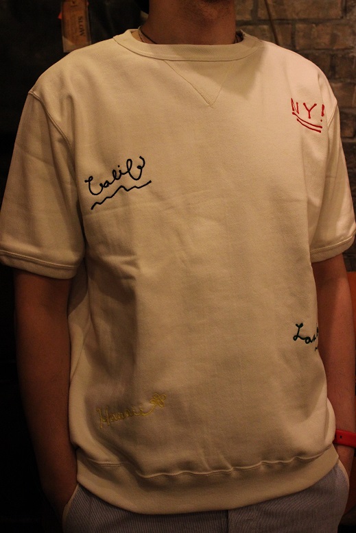 RIDING HIGH \"10.5oz EMBROIDERY S/S SWEAT\" ご紹介_f0191324_956638.jpg