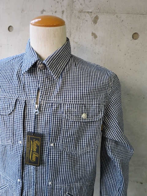春に◎ GIN GUAM CHECK SHORT JACKET 。。。By KEATON CHASE_d0152280_21505959.jpg